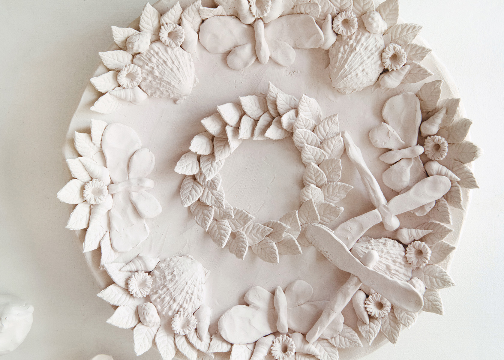 Air art piece by Klara Lilja befor the glaze